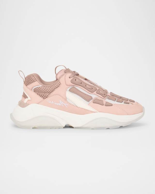 Bone Applique Runner Sneakers